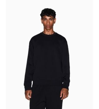 A|X Armani Exchange para hombre. XM001296AF10818UC001 Sudadera Perfect negro (S), Casual, Algodón