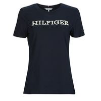 tommy hilfiger camiseta reg monotype emb c-nk ss para mujer