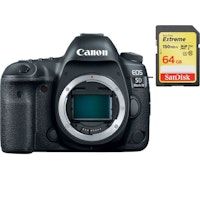canon eos 5d iv cuerpo  tarjeta sd de 64 gb