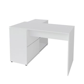 Escritorio de esquina blanco