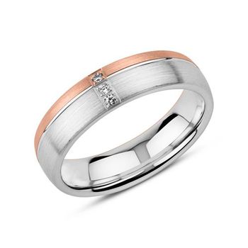 Anillo de mujer de plata 925 grabable, circonita rosado