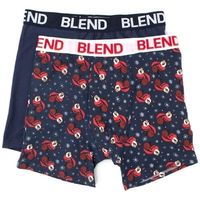 blend of america chaquetas boxer natale 2 pack blu 20707337 para hombre