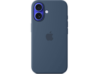 reacondicionado seminuevo muy bueno apple funda de silicona con magsafe para iphone 16 azul denim