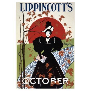 Legendarte - Cuadro Lienzo, Impresión Digital - Lippincott's October 1895 -will Carqueville - Decoración Pared Cm. 40x60