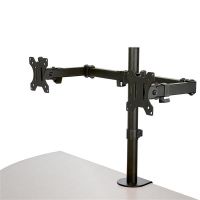 startech soporte vesa brazo articulado 2 monitores acero