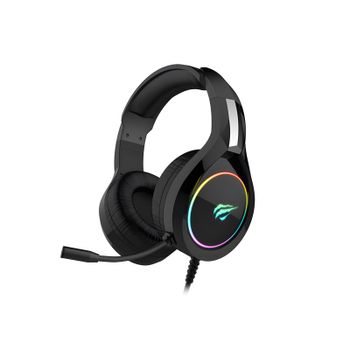 Auriculares gaming RGB, con regulador de volumen integrado y almohadillas de memoria para máxima comodidad en largas sesiones,con conectividad dual jack 3.5 mm + USB para alimentación de luces,
