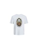 camiseta jack  jones jorheavens crew neck infantil blanco