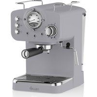 retro pump espresso sk22110grn coffee machine - grey grey