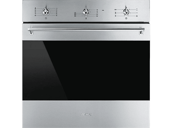 Horno - Smeg SF6381X, Multifunción, Esmalte fácil de limpiar, 72 l, 59.7 cm, Inox antihuellas