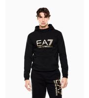 ea7 para hombre 7m001413af22266 sudadera core identity negro 3xl casual algodon
