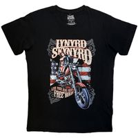 lynyrd skynyrd camiseta ride free para mujer