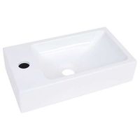 lavabo de bano moderno  lavabo smc blanco 400x220x90 mm