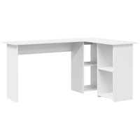 escritorio  mesa de trabajo con estante 142 x 102 x 73 cm madera de ingenieria