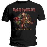 iron maiden camiseta manga larga book of souls eddie para hombre