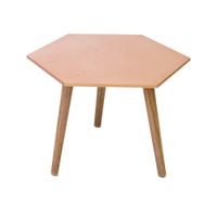 mesa auxiliar cobre 35x50x50 cm