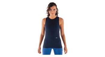 Camiseta de tirantes running circle free your mind navy