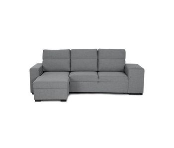 Chaise longue con cama harrison reversible 3 plazas gris