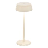 lampara de mesa led wi-fi marfil regulable zafferano