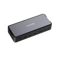 estacion dock verbatim cds-15ssd 256 gb ssd usb-c 8k lan 100 w negro gris
