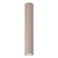 lampara de techo gris pardo aluminio alt 40 cm