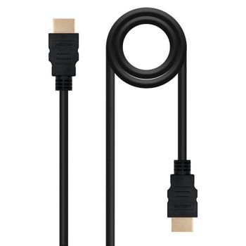Cable HDMI Nanocable 10.15.1707 1.4 Macho-Macho 7m 24K Oro 4K 3D Negro