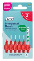tepe cepillo interdental rojo 05mm 6 uds