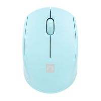 raton natec inalambrico bluetooth  usb 1600 dpi ambidiestro azul claro