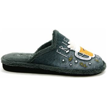 Garzon Pantuflas ZAPATILLA CASA PIZZA CERVEZA GRIS para hombre