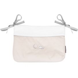 Cesta de pañales con lazos Dream Big Beige