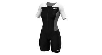 Mono de triatlon z3rod elite negro blanco para mujer