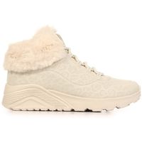skechers zapatillas altas uno lite cozy leopard para nina