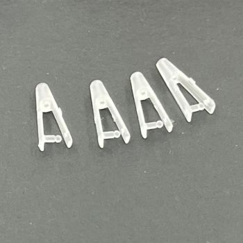 4PCS QIDI-560 Maule M7 A560 510mm Envergadura Repuesto para Avión RC Clips en U