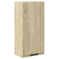 armario de bano  mueble de bano de pared color roble sonoma 32x20x67 cm
