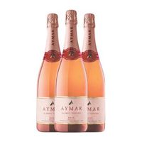 castell de pujades aymar rosado extra brut penedes reserva 75 cl 115 vol pack de 3 unidades