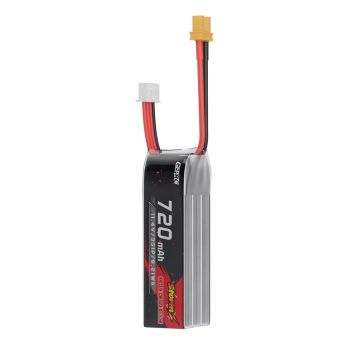 Batería GEPRC Storm 11.4V 3S 720mAh 100C LiHV con conector XT30 para DarkStar22 de 2.2 pulgadas de drón FPV
