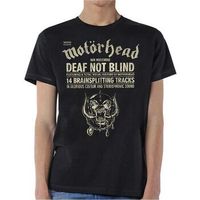 music camiseta manga larga deaf not blind para hombre