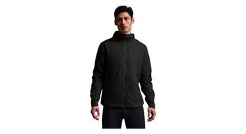 Chaqueta con capucha gore wear concurve windstopper negro para hombre