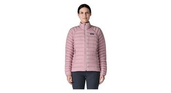 Chaqueta acolchada patagonia down sweater rosa mujer