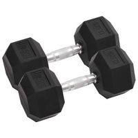mancuernas 2 unidades total hierro fundido 125 kg vidaxl