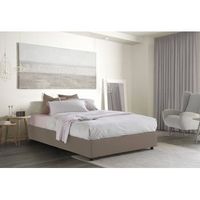 talamo italia cama doble con contenedor silvia sommier made in italy cama con revestimiento de tela apertura frontal apta para colchon 160x200 cm taupe
