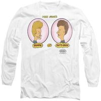 beavis  butthead camiseta manga larga heads in ovals para hombre