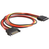 cable alargador delock sata 05 m macho a hembra multicolor