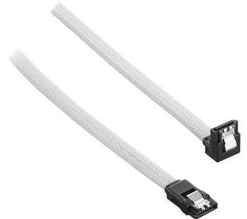 ModMesh 60 cm Right Angle SATA 3 Cable - White, White