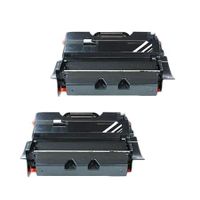 compatible multipack lexmark t644 printer toner cartridges 2 pack -64416xe