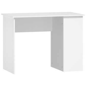 Escritorio - Mesa De Ordenador De Madera Contrachapada Blanco 100x55x75 Cm