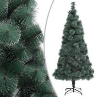 arbol de navidad artificial con soporte verde pet 120 cm vidaxl