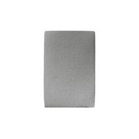 cabecero tapizado 90 cm - tejido rizado gris grosor cm    zonas de confort