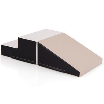 2 Uds. Bloques De Construcción De Espuma Para Niños Para Correr Y Jugar. Bloques De Construcción Blandos Para Escalar Bloques De Construcción Gigantes Negro