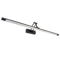 lampara de pared toolight swe027-1w black 80cm led