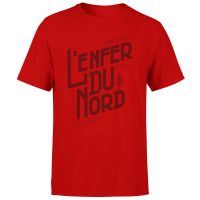 lenfer du nord mens red t-shirt - s